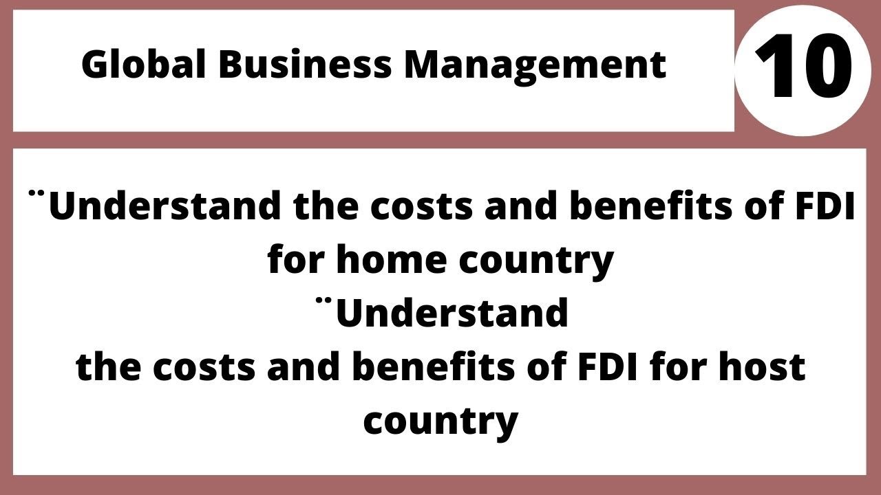 How Does FDI Benefit The Host Country MGT380 LECTURE in Hindi Urdu 10