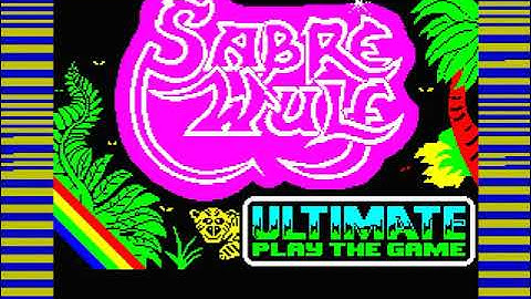 Sabre Wulf Loading Screen - ZX Spectrum
