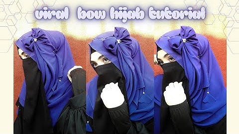 Viral Bow Hijab Tutorial Using a Ring 💍 | Elegant & Easy Hijab Style for Every Occasion 💜✨”