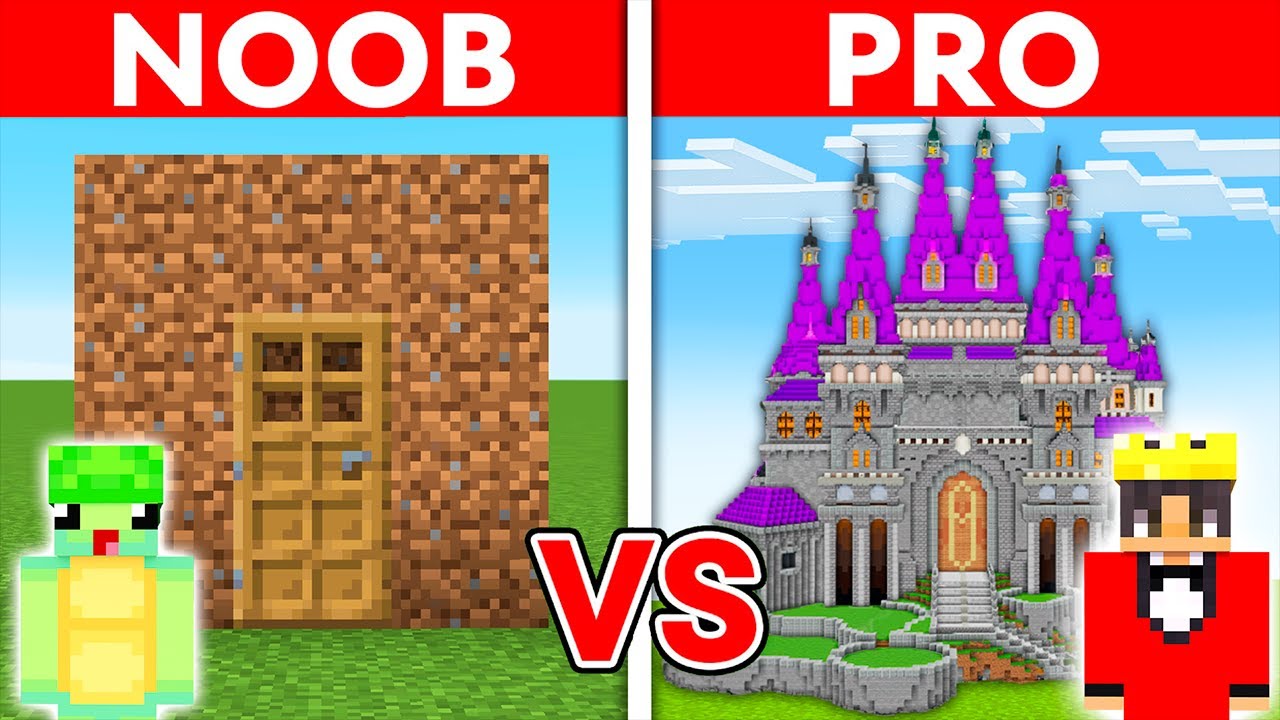 NOOB vs HACKER: I Cheated in a Build Challenge in Minecraft