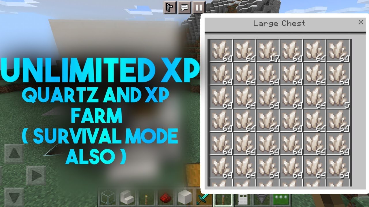 how to make unlimited quartz farm in minecraft | how to get unlimited