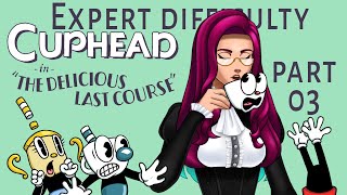 Its over 9000! - Cuphead Expert difficulty - part 3 - EN/RU - Vtuber Abigail Carter