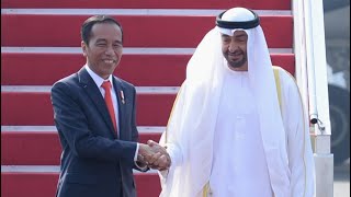 Presiden Jokowi Sambut Langsung Kedatangan Putra Mahkota Abu Dhabi di Bandara Soetta, 24 Juli 2019