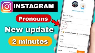 add your pronouns | pronouns instagram | add pronouns to your profile facebook