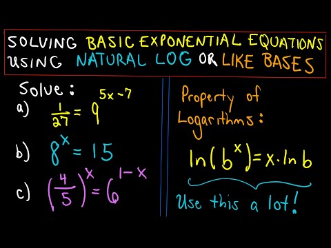 Video: How To Solve Power Equations