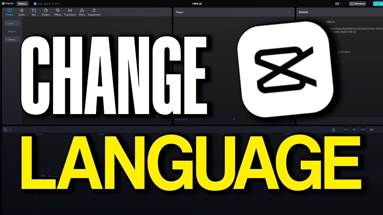 How to Change the Language in CapCut PC - YouTube