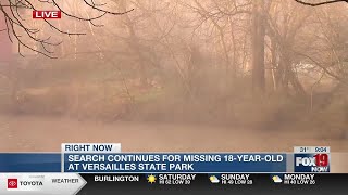 Crews continue to search for missing 18-year-old at Indiana state park