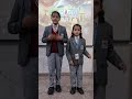 The students of Class 3, Aadrika and Diya Sharma, from India International School