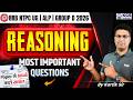 RRB NTPC UG | ALP | RRB Group D 2026 | Reasoning Most Important Questions by Kartik Sir | Class 10