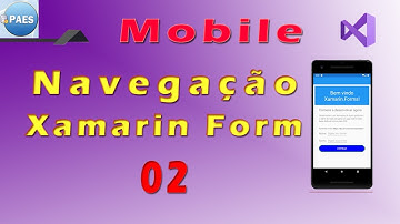 Navegação numa aplicação Xamarin Forms - programação mobile. Visual Studio 2019 (#2)