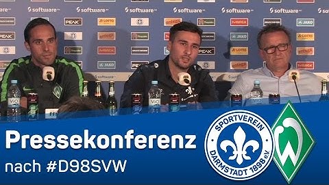 Darmstadt 98 | Pressekonferenz nach dem Spiel gegen Werder Bremen