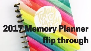 2017 Memory Planner Flip Through [Create 365 Happy Planner® layouts stickers and stamps]