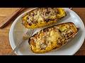 Courge spaghetti farcie à la viande hachée : recette facile et rapide