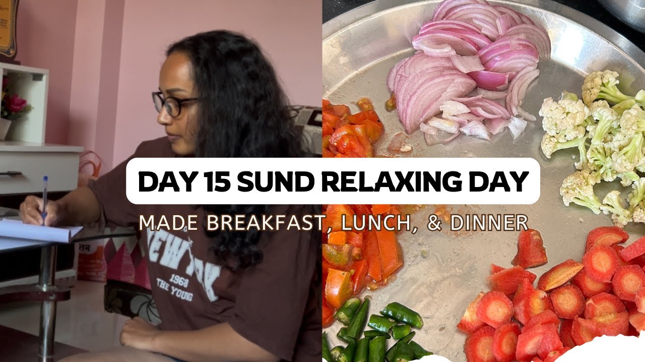 Sunday relaxing day made full breakfast, lunch and dinner today. - YouTube