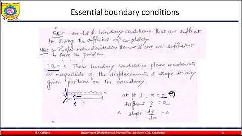 V3: Unit 1:-  Boundary conditions in FEA