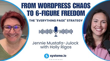 From WordPress chaos to 6-figure freedom | A systeme.io success story