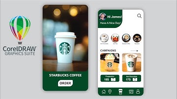 UI/UX Design | Mobile App UI Design in CorelDraw | KH Graphics | EP4