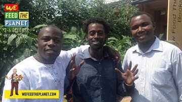 Edie Mukiibi, Roba Jilo and John Kariuki support Terra Madre Giovani - We Feed the Planet