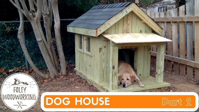 Simple Large Dog House Build Diy - Youtube