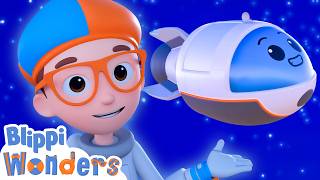 blippi s journey outer space it s storytime moonbug kids