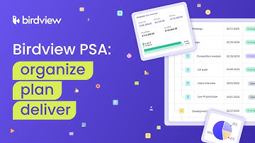 Birdview PSA: Plan, Manage, and Track Projects with Resource and Financial Visibility