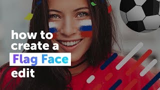 PicsArt Football Flag Face Edit | PicsArt Tutorial screenshot 1