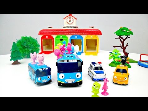 Tayo The Little Bus. Taoy Toy Bus & Tayo Big Bus. Toy Cars Videos. Большой и маленький автобус Тайо