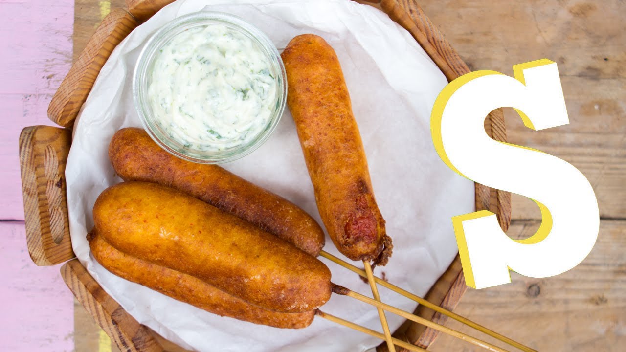 Spicy Corn Dogs Recipe - SORTED | Sorted Food