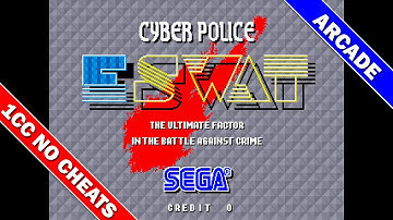 Cyber Police ESWAT / サイバーポリス イースワット [US] [ARCADE] - 1CC