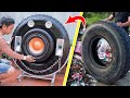 Recycle tire into Giant Speaker | #Shorts