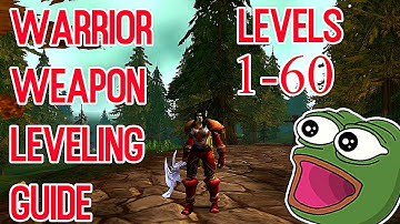 Vanilla Warrior Leveling Weapon Guide