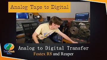 Analog to Digital Transfer Fostex R8 and Reaper