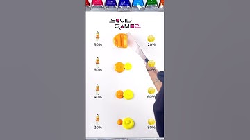 Squid Game mixing Young-hee vs Gonggi  #squidgame #squidgame2 #satisfying #art #shorts#shortvideo