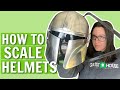 How to scale 3d printed helmets and armor for cosplay using meshmixer