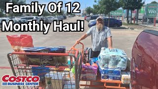 Monthly Large Family Costco Haul ~ Shopping For 10 KIDS!! (July 2025)