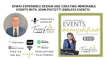 41: Experience Design for Virtual & Hybrid Events ft John Pistotti (Endless)