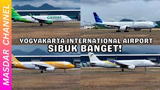 SIBUKNYA BANDARA YIA! Plane Spotting YIA Kulon Progo - Masdar Jajan dan Jalan