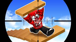 Roblox : Build to Become Sniper 🎯 สร้างบันไดแย่งกันเป็นสไ...