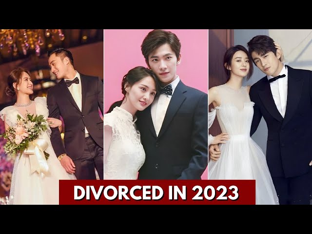 TOP CHINESE DRAMA COUPLES THAT GOT DIVORCED IN REAL LIFE 2023 #marriage #kdrama class=