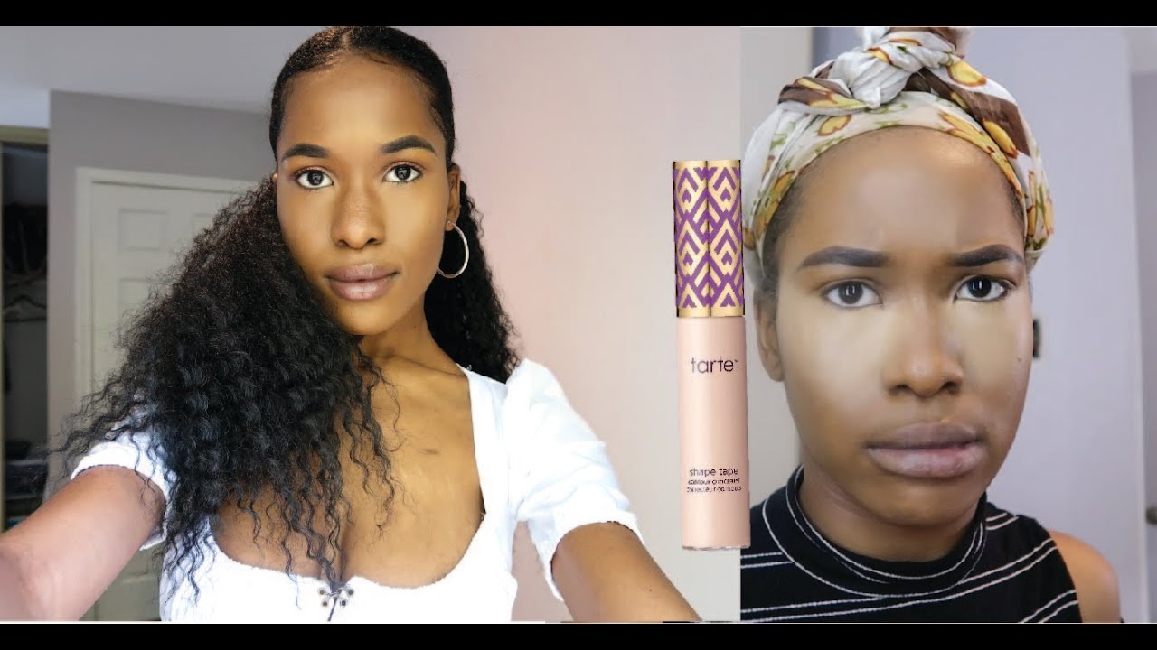 First Impression: Tarte Shape Tape Concealer + GRWM! - YouTube