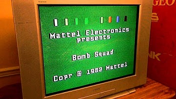 Intellivision Bomb Squad with Intellivoice (title screen talking)
