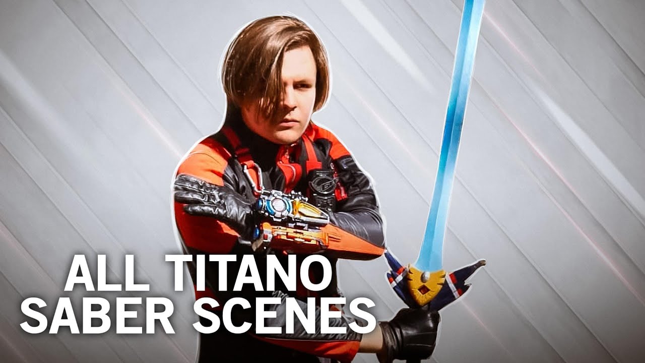 Power Rangers Dino Super Charge All Titano Saber Scenes - YouTube
