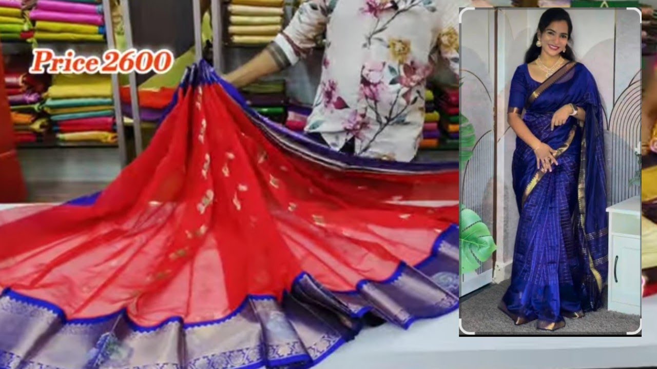 మంగళగిరి పట్టు చీరలు దసరా ఆఫర్లతో మీ ముందుకు ధన్వి ఫ్యాషన్స్ నుంచి లేటెస్ట్ కలెక్షన్