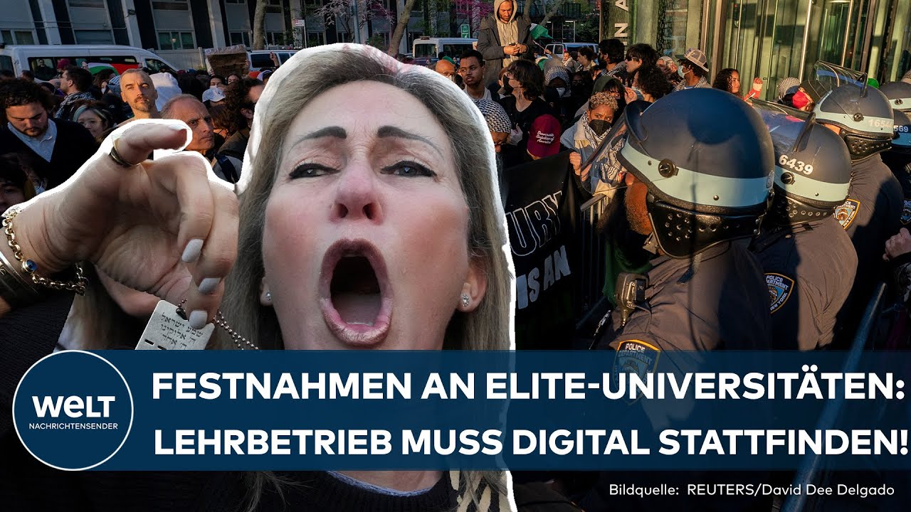 ⁣USA: Die Anti-Israel Stimmung an US-Universitäten heizt sich auf - Jüdische Studenten bedrängt!