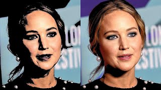 Jennifer Lawrence Pixel Bloom Time Lapse