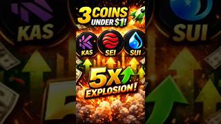 3 TOP COINS UNDER $1 THAT CAN 10× IN 2026 🚀 (KAS, SEI, SUI)More options: