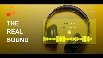 Music Player web design (Part 2)  with Waves  | HTML | CSS | JS | wavesurfer js