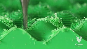 Bantam Tools CNC: Wave Texture in HDPE