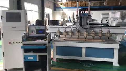 multi spindle 8 spindles wood cnc carving router 3d cnc machine
