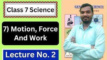 7) Motion, Force & Work | Class 7 Science | Lecture 2 | Maharashtra Board | Aio Academy.